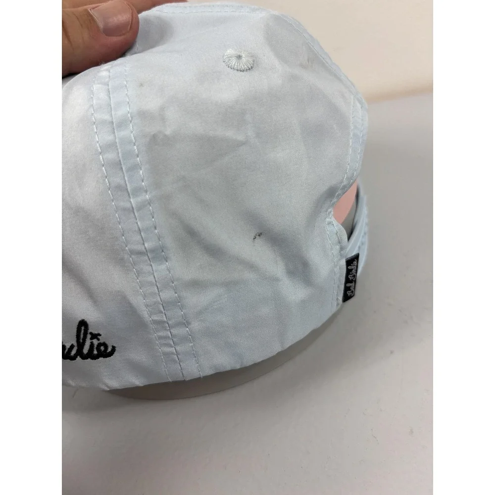 Bad Birdie Hat Snap Back Cap One Size Blue Satin Member Rope Golf Mens